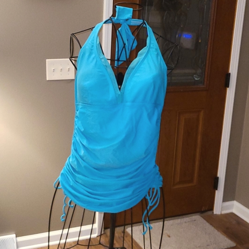 Halter 1 piece swimsuit size 18